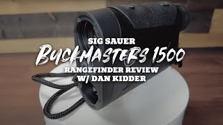 Sig Sauer Buckmasters 1500 Rangefinder Review [upl. by Gardner951]