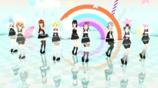 【MMD】『初恋の絵本』嵐 親潮 野分 萩風 舞風 黑潮 陽炎 初風 不知火【MMD艦これ】Full HD 60FPS [upl. by Olotrab]