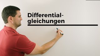 Differentialgleichungen linearnicht linear homogeninhomogen Übersicht  Mathe by Daniel Jung [upl. by Philps197]