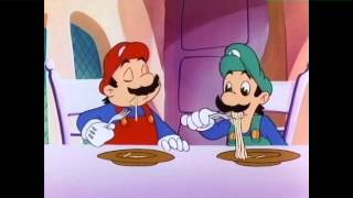 Mario And Luigi Eating A Plate Of Spaghetti [upl. by Anelle]