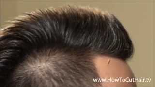 Mohawk Hairstyle  Part 3  Texturizing Hair  Razor Cutting [upl. by Caralie]