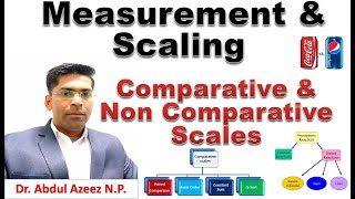 Measurement amp Scaling1 Comparative amp Non Comparative Scaling Dr Abdul Azeez NP NPA Teaching [upl. by Schouten149]