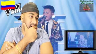 Juanse canta ¿Cómo Mirarte  La Voz Kids Colombia 2018  INDIAN REACTION [upl. by Dilan]