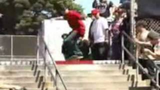 Ryan Sheckler Hardflip 17 Stairs [upl. by Akkin]