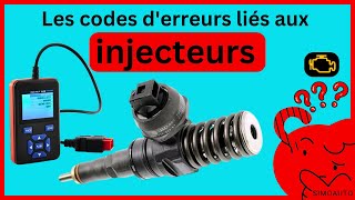 Les codes derreurs liés aux injecteurs du moteur  SIMOAUTO [upl. by Jacenta]