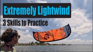 Can You Practice Kiteboarding In Extreme Lightwinds Under 8 kts [upl. by Owiat]