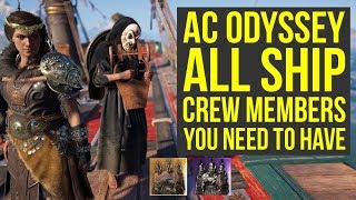 Assassins Creed Odyssey Ship Customization  SHIP CREW You Need To Have AC Odyssey Ship Crew [upl. by Sterner]