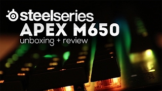 UNBOXINGREVIEW SteelSeries APEX M650 [upl. by Yraeht]