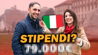 Quanto GUADAGNANO gli ITALIANI Lo chiediamo a Milano  Stipendi di 50000 €  Stipendio Italiano [upl. by Chrystal198]