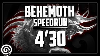 Behemoth Speedrun 430quot  A Visitor from Eorzea  Monster Hunter World [upl. by Japha]