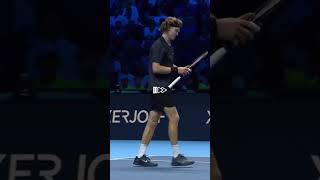 😡Quand Andrey Rublev se frappe avec sa raquette shorts tennis [upl. by Firestone528]