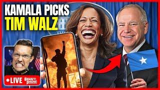 🚨Kamala Picks FarLeft Socialist Tim Walz for Vice President The Governor Who Let His State BURN🔥 [upl. by Adyaj92]