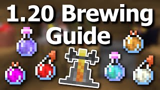 The Ultimate Minecraft 120 Potion Brewing Guide  How to make all Potions Auto Brewer and More [upl. by Drolyag]