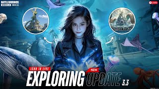 EXPLORING NEW UPDATE 33 WTH ISHU 18 LIVE❤️ bgmi pubgmobile bgmilive ishu18live [upl. by Scrogan]