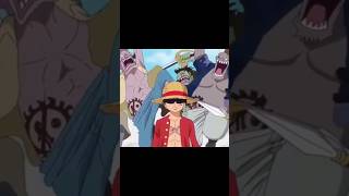 Luffy uses Conquerors Haki  One Piece onepiece luffy anime [upl. by Dnalon]