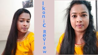 ikonic hair straightener review  hair staightning unboxing ikonic hair straightener tamilikonic [upl. by Lida]