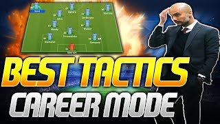 BEST CAREER MODE TACTICS  PEP GUARDIOLA TACTICS  FIFA 19 [upl. by Otrebmal435]