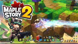 MapleStory 2  All Heavy Gunner Skills explained [upl. by Nosmirc]