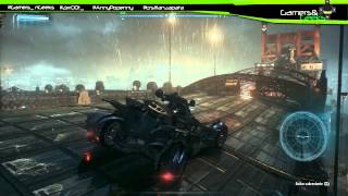 Batman Arkham Knight Subiendo el Batmobile al tejado [upl. by Dnalloh]