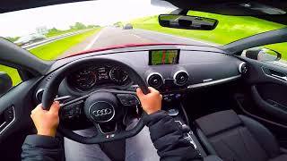 Audi A3 S Line 2018 POV Test Drive [upl. by Kurys498]