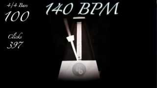 140 BPM  METRONOME [upl. by Nottage456]