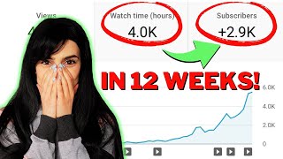 I got monetized in 12 weeks  HERES HOW I DID IT [upl. by Pincince730]