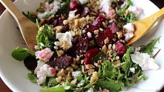 Roasted Beet Salad with Walnuts amp Feta [upl. by Bunnie]