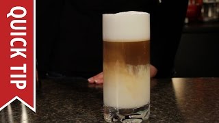 Quick Tip How to Make a Latte Macchiato and Espresso Macchiato [upl. by Annodam]