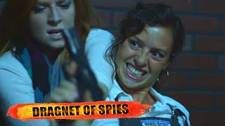 Backdoor Brawl and Shootout Scene  Dragnet of Spies 610 [upl. by Llehsram]