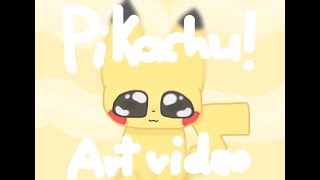 Drawing pikachu  art video ⚡ [upl. by Gelya]