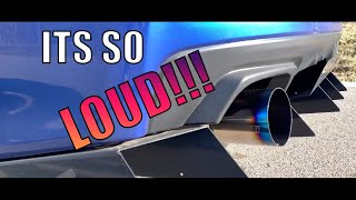 Tomei Subaru WRX STi Exhaust BEST RUMBLE [upl. by Attenrev]