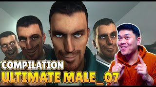 REACTION ULTIMATE MALE 07 COMPILATION AWAL MULA TERCIPTA NYA SKIBIDI TOILET [upl. by Inge]