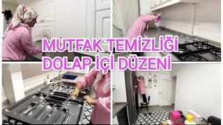 MUTFAK DOLAP İÇİ TEMİZLİĞİ VE DÜZENİ  PART 2 [upl. by Ahseyd625]