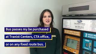 CTA Where to purchase a bus pass [upl. by Llatsyrc]