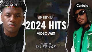 2024 Zim hiphop Hits Video Mix ft Holy Ten Voltz JT Bling4 Bagga Suhn amp Many More [upl. by Nimoynib]