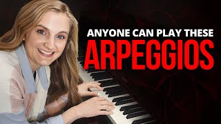 Beautiful amp Easy Arpeggio Patterns For Piano Beginners [upl. by Poucher]