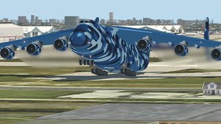 Worlds Heaviest Military Cargo Plane Crashes Right After Takeoff in XPlane 11 [upl. by Suirrad]