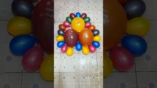 ASMR Beautiful 3HBD and Mini Colorful Balloons with water Colorful in Balloon Pop Reverse Satisfying [upl. by Fremont]