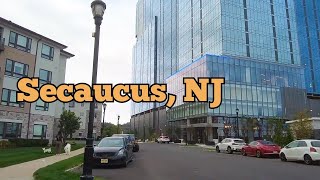 Walk tour in the southern part of Secaucus NJ  Secaucus Junction to Xchange to Laurel Hill Park [upl. by Nair26]