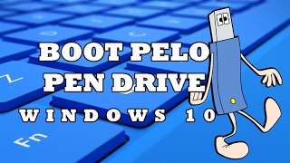 Como criar um pendrive de boot para instalar o Windows 10 [upl. by Maillil]