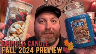 Kringle Candle Fall Preview 2024  Country Candle  100 Soy Wax Candles [upl. by Tod]