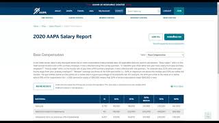 How to Use the Interactive 2020 AAPA Salary Report to Customize Your Data [upl. by Orvie422]