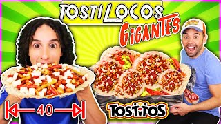 Tostilocos GIGANTES  Hicimos la mejor receta [upl. by Nostrebor]