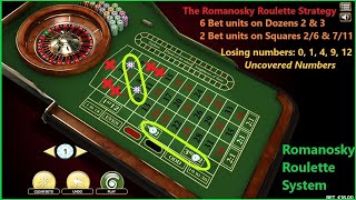 The Romanosky Roulette System  Roulette betting system  Roulette Strategy Romanovsky [upl. by Adrian483]