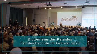 Diplomfeier der Kalaidos Fachhochschule im Februar 2023 [upl. by Attolrac946]