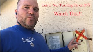 Pool Timer Not Turning ON or OFF Watch these tips and tricks before replacing it [upl. by Bliss]