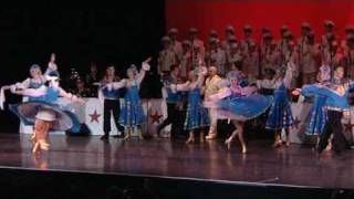 Les Choeurs de lArmée Rouge  Kalinka Russian Popular Dance  Danse Russe Folklorique  Калинка [upl. by Palua]