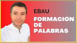 Cómo analizar la FORMACIÓN DE PALABRAS Morfología EBAU FÁCIL [upl. by Moule27]