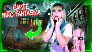 PASÉ la NOCHE en una ESCUELA EMBRUJADA y GRABÉ a un NIÑO FANTASMA REAL 👻😱😈 [upl. by Nevil]