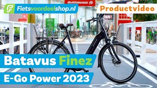 Batavus Finez EGo Power 2023  Fietsvoordeelshopnl Productvideo [upl. by Acireh]